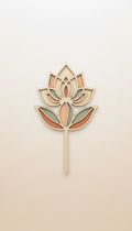 Cake topper in legno dipinto artigianalmente